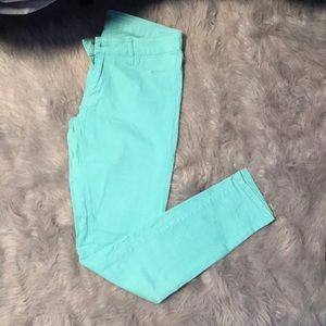 Mint Green Pants Jeans Jeggings Charlotte Russe